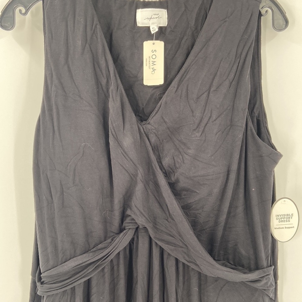 Soma Soft Jersey V-Neck Short Bra Dress Medium - Picture 5 of 11